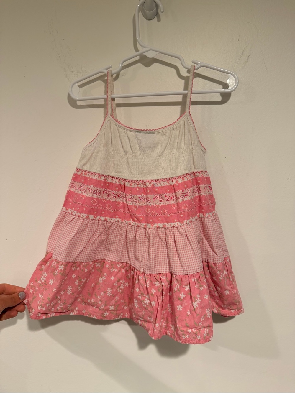Disney Baby White and Pink Minnie Tiered Sundress - Picture 5 of 5